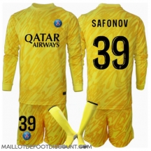 Maillot de football Réplique Paris Saint-Germain Matvei Safonov #39 Gardien de but Troisième Enfant 2024-25 Manche Longue (+ Pantalon court)