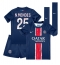 Maillot de football Réplique Paris Saint-Germain Nuno Mendes #25 Domicile Enfant 2024-25 Manche Courte (+ Pantalon court)