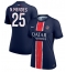 Maillot de football Réplique Paris Saint-Germain Nuno Mendes #25 Domicile Femme 2024-25 Manche Courte