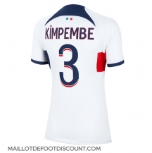 Maillot de football Réplique Paris Saint-Germain Presnel Kimpembe #3 Extérieur Femme 2023-24 Manche Courte