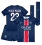Maillot de football Réplique Paris Saint-Germain Randal Kolo Muani #23 Domicile Enfant 2024-25 Manche Courte (+ Pantalon court)