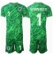 Maillot de football Réplique Pays-Bas Bart Verbruggen #1 Gardien de but Domicile Enfant Europe 2024 Manche Courte (+ Pantalon court)
