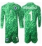 Maillot de football Réplique Pays-Bas Bart Verbruggen #1 Gardien de but Domicile Enfant Europe 2024 Manche Longue (+ Pantalon court)