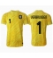 Maillot de football Réplique Pays-Bas Bart Verbruggen #1 Gardien de but Extérieur Europe 2024 Manche Courte