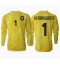 Maillot de football Réplique Pays-Bas Bart Verbruggen #1 Gardien de but Extérieur Europe 2024 Manche Longue