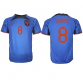 Maillot de football Réplique Pays-Bas Cody Gakpo #8 Extérieur Mondial 2022 Manche Courte