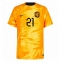 Maillot de football Réplique Pays-Bas Frenkie de Jong #21 Domicile Mondial 2022 Manche Courte