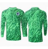 Maillot de football Réplique Pays-Bas Gardien de but Domicile Europe 2024 Manche Longue
