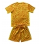 Maillot de football Réplique Pays-Bas Gardien de but Extérieur Enfant Europe 2024 Manche Courte (+ Pantalon court)