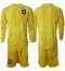 Maillot de football Réplique Pays-Bas Gardien de but Extérieur Enfant Europe 2024 Manche Longue (+ Pantalon court)