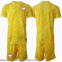 Maillot de football Réplique Pologne Gardien de but Domicile Enfant Europe 2024 Manche Courte (+ Pantalon court)