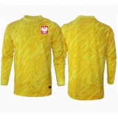 Maillot de football Réplique Pologne Gardien de but Domicile Europe 2024 Manche Longue