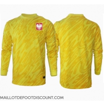 Maillot de football Réplique Pologne Gardien de but Domicile Europe 2024 Manche Longue