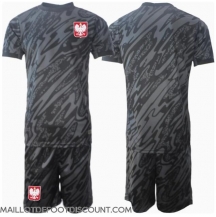 Maillot de football Réplique Pologne Gardien de but Extérieur Enfant Europe 2024 Manche Courte (+ Pantalon court)