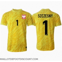 Maillot de football Réplique Pologne Wojciech Szczesny #1 Gardien de but Domicile Europe 2024 Manche Courte