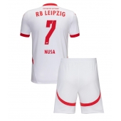 Maillot de football Réplique RB Leipzig Antonio Nusa #7 Domicile Enfant 2024-25 Manche Courte (+ Pantalon court)