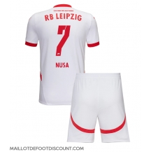 Maillot de football Réplique RB Leipzig Antonio Nusa #7 Domicile Enfant 2024-25 Manche Courte (+ Pantalon court)
