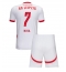 Maillot de football Réplique RB Leipzig Antonio Nusa #7 Domicile Enfant 2024-25 Manche Courte (+ Pantalon court)