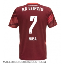 Maillot de football Réplique RB Leipzig Antonio Nusa #7 Extérieur 2024-25 Manche Courte