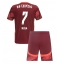 Maillot de football Réplique RB Leipzig Antonio Nusa #7 Extérieur Enfant 2024-25 Manche Courte (+ Pantalon court)