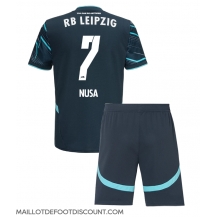 Maillot de football Réplique RB Leipzig Antonio Nusa #7 Troisième Enfant 2024-25 Manche Courte (+ Pantalon court)