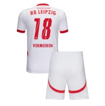 Maillot de football Réplique RB Leipzig Arthur Vermeeren #18 Domicile Enfant 2024-25 Manche Courte (+ Pantalon court)