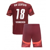 Maillot de football Réplique RB Leipzig Arthur Vermeeren #18 Extérieur Enfant 2024-25 Manche Courte (+ Pantalon court)