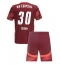 Maillot de football Réplique RB Leipzig Benjamin Sesko #30 Extérieur Enfant 2024-25 Manche Courte (+ Pantalon court)