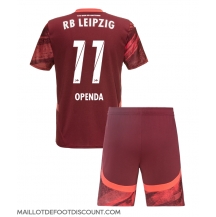 Maillot de football Réplique RB Leipzig Lois Openda #11 Extérieur Enfant 2024-25 Manche Courte (+ Pantalon court)