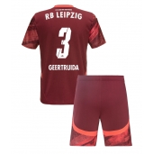 Maillot de football Réplique RB Leipzig Lutsharel Geertruida #3 Extérieur Enfant 2024-25 Manche Courte (+ Pantalon court)