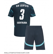 Maillot de football Réplique RB Leipzig Lutsharel Geertruida #3 Troisième Enfant 2024-25 Manche Courte (+ Pantalon court)