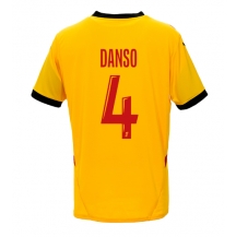 Maillot de football Réplique RC Lens Kevin Danso #4 Domicile 2024-25 Manche Courte