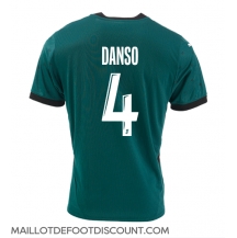 Maillot de football Réplique RC Lens Kevin Danso #4 Extérieur 2024-25 Manche Courte