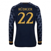 Maillot de football Réplique Real Madrid Antonio Rudiger #22 Extérieur 2023-24 Manche Longue