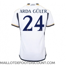 Maillot de football Réplique Real Madrid Arda Guler #24 Domicile 2023-24 Manche Courte
