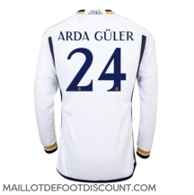 Maillot de football Réplique Real Madrid Arda Guler #24 Domicile 2023-24 Manche Longue