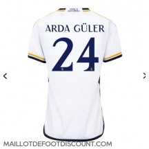 Maillot de football Réplique Real Madrid Arda Guler #24 Domicile Femme 2023-24 Manche Courte