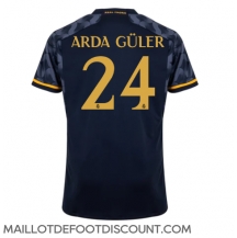 Maillot de football Réplique Real Madrid Arda Guler #24 Extérieur 2023-24 Manche Courte