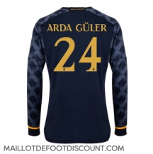 Maillot de football Réplique Real Madrid Arda Guler #24 Extérieur 2023-24 Manche Longue