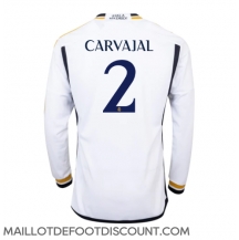 Maillot de football Réplique Real Madrid Daniel Carvajal #2 Domicile 2023-24 Manche Longue