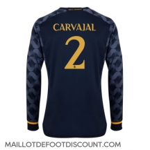 Maillot de football Réplique Real Madrid Daniel Carvajal #2 Extérieur 2023-24 Manche Longue