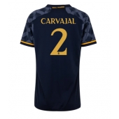 Maillot de football Réplique Real Madrid Daniel Carvajal #2 Extérieur Femme 2023-24 Manche Courte