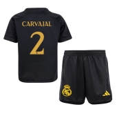 Maillot de football Réplique Real Madrid Daniel Carvajal #2 Troisième Enfant 2023-24 Manche Courte (+ Pantalon court)