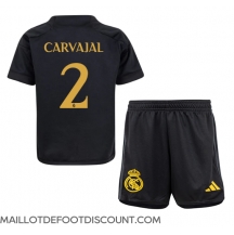 Maillot de football Réplique Real Madrid Daniel Carvajal #2 Troisième Enfant 2023-24 Manche Courte (+ Pantalon court)