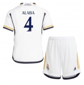 Maillot de football Réplique Real Madrid David Alaba #4 Domicile Enfant 2023-24 Manche Courte (+ Pantalon court)