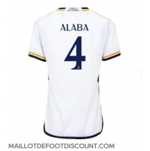 Maillot de football Réplique Real Madrid David Alaba #4 Domicile Femme 2023-24 Manche Courte