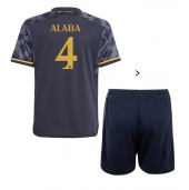 Maillot de football Réplique Real Madrid David Alaba #4 Extérieur Enfant 2023-24 Manche Courte (+ Pantalon court)
