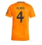 Maillot de football Réplique Real Madrid David Alaba #4 Extérieur Femme 2024-25 Manche Courte