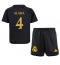 Maillot de football Réplique Real Madrid David Alaba #4 Troisième Enfant 2023-24 Manche Courte (+ Pantalon court)