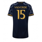 Maillot de football Réplique Real Madrid Federico Valverde #15 Extérieur Femme 2023-24 Manche Courte